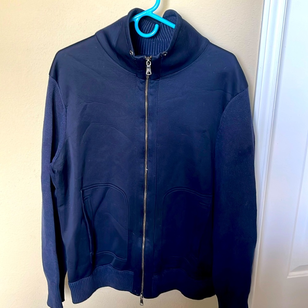 Banana Republic Men’s Causal Zip Up Sweater Jacket